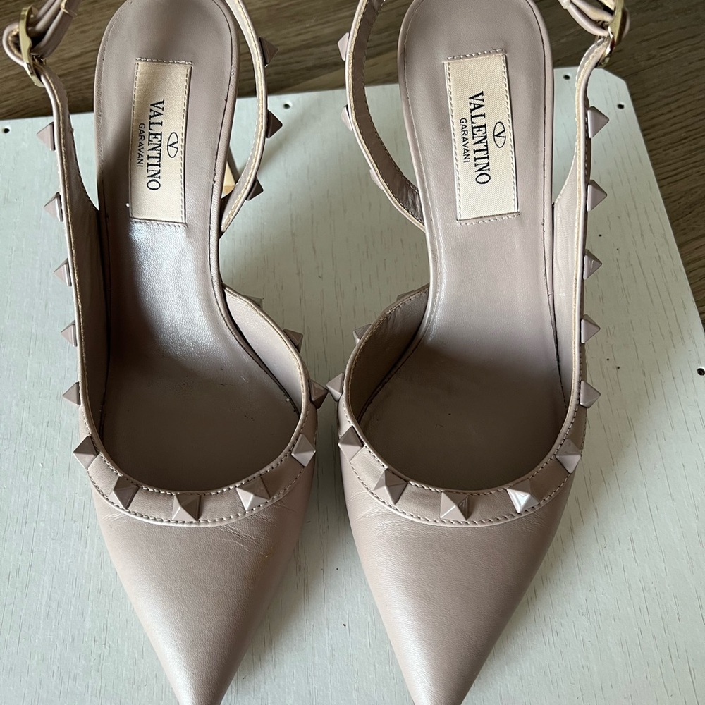 Valentino Women's Blush Studded Heels
